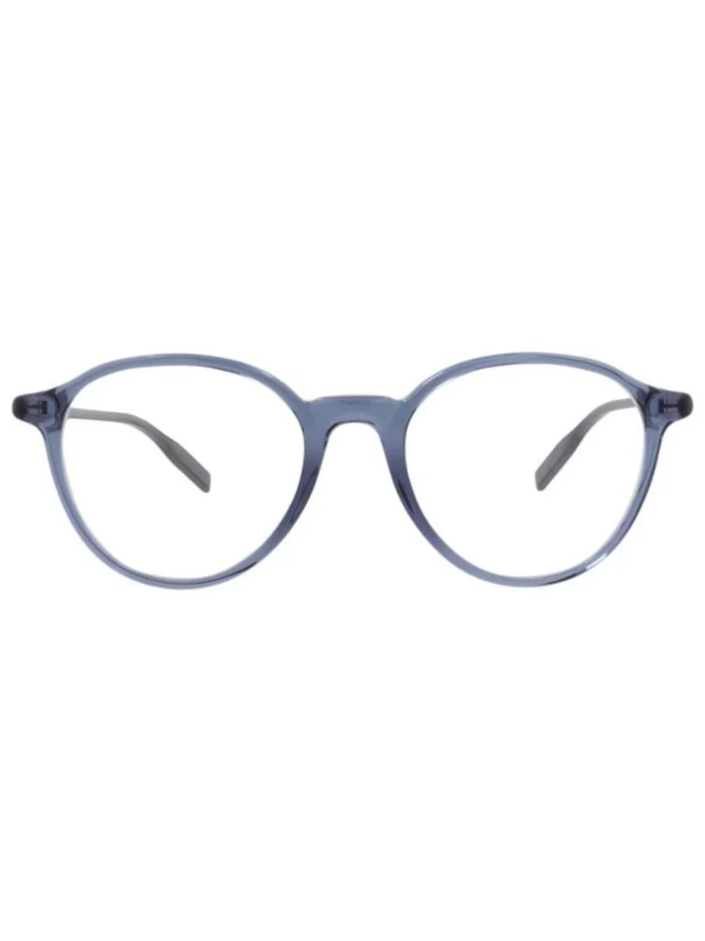 New Montblanc Mens Round/Oval Blue Blue Transparent Fashion Designer Eyeglasses